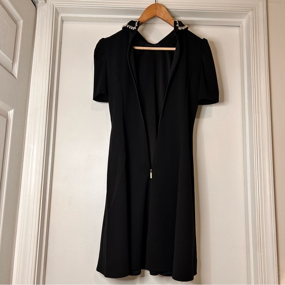 Karl Lagerfeld Paris Scuba Crepe A-line Dress - Size 4 - Picture 6 of 16